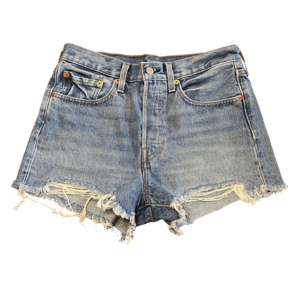 Levi 501 Button-Fly Denim Shorts